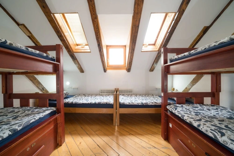 Bed in Dorm with view