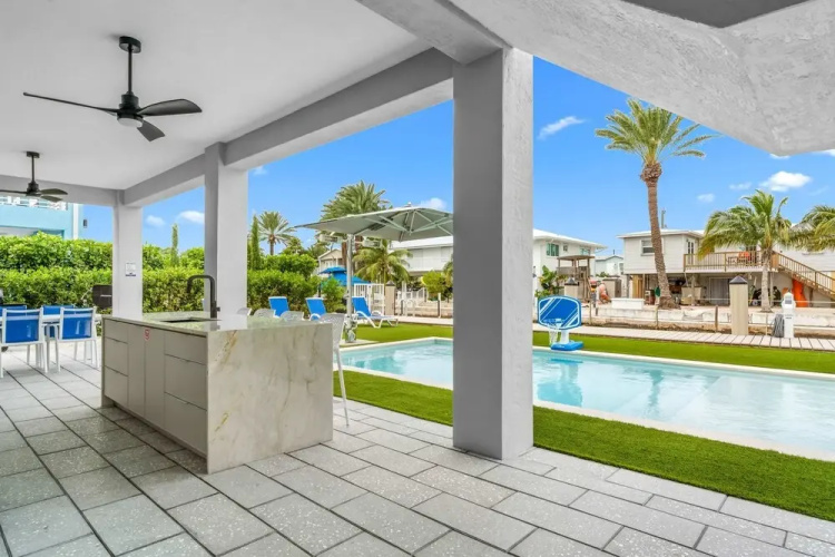 Saltwater Social Game Room Pool Dock Views