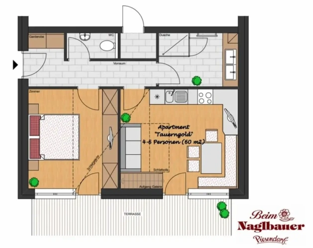 2 Bedrooms Deluxe room with balcony