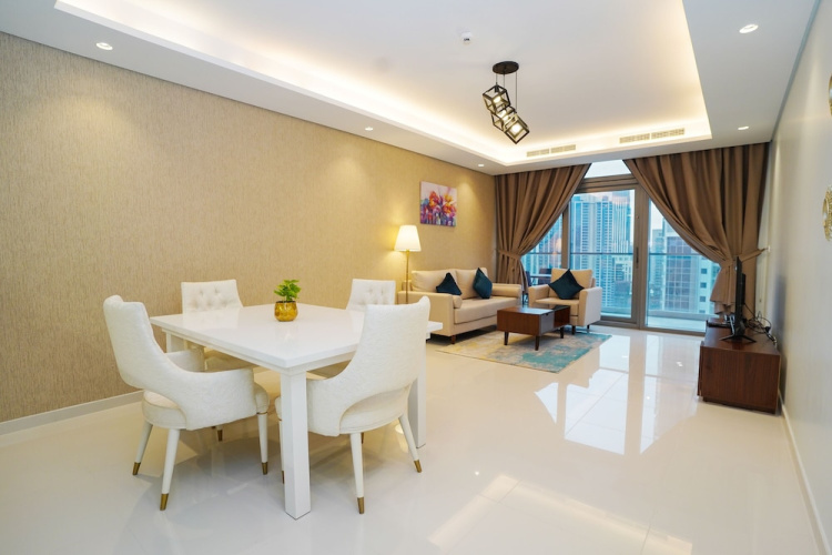 Tanin - Chic Apt With Infinity Pool and Burj Khalifa View