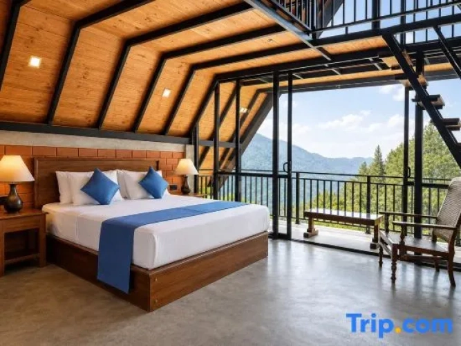 Standard Double room with balcony and with mountain view