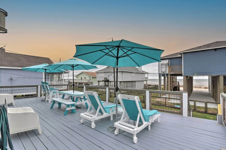Updated Beach House w/ Private Beach + Hot Tub!