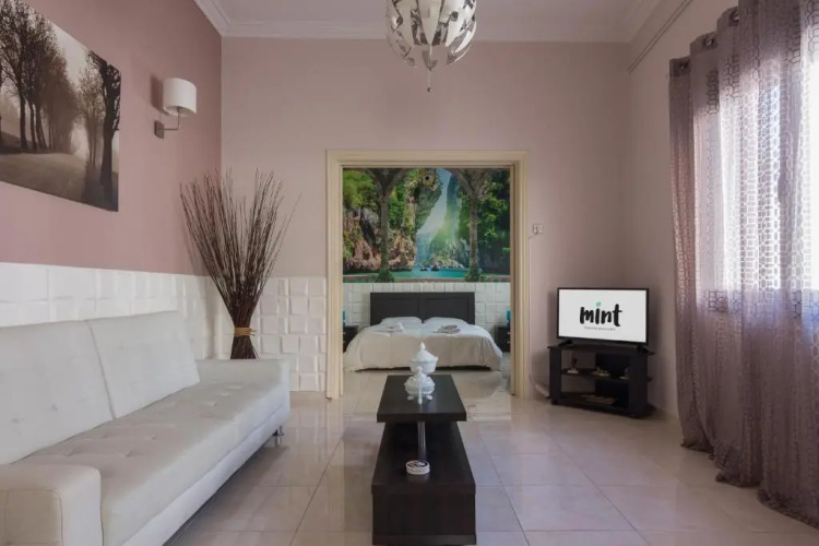 Delightful 2 bedroom flat next to Mikrolimano