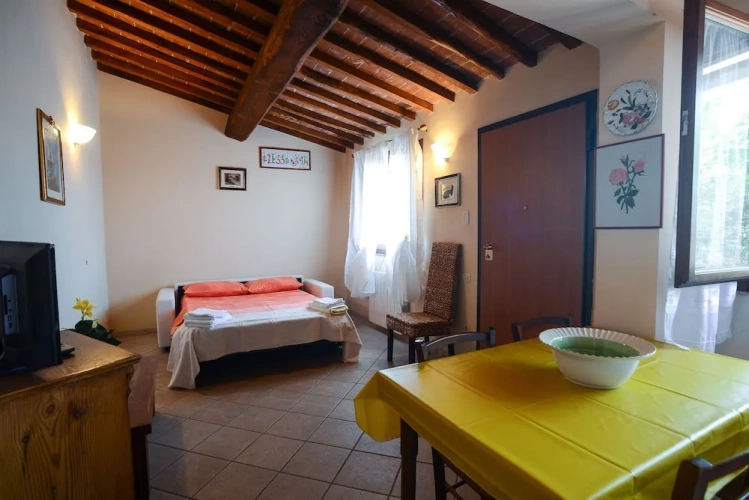 1 Bedroom Comfort Double Apartment with garden view