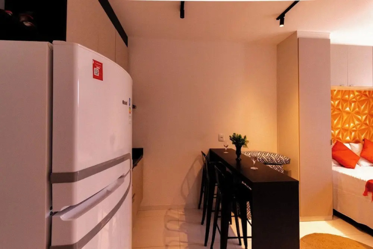 Flat no Tatuap com Wi-fi Academia e Smart Lock