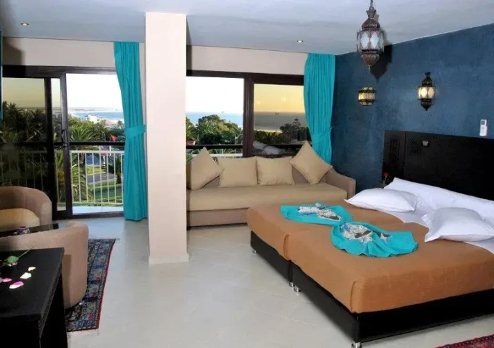 Studio with balcony and with view