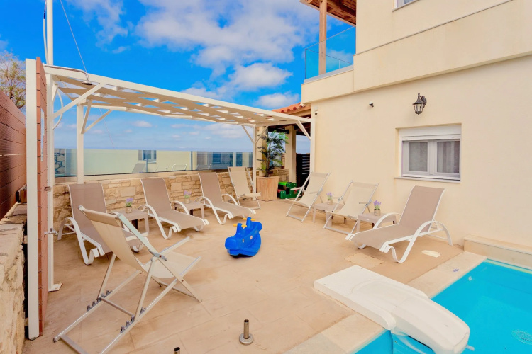 Thalassa Beachfront Villa With Private Pool