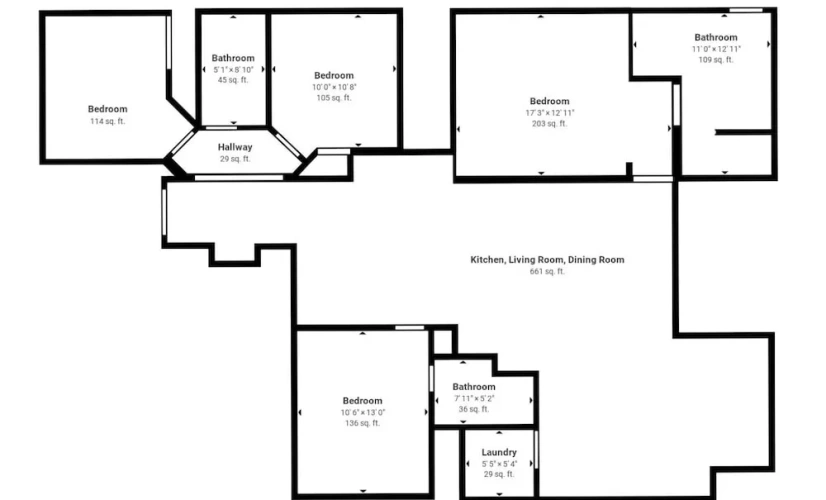 4 Bedrooms Cottage