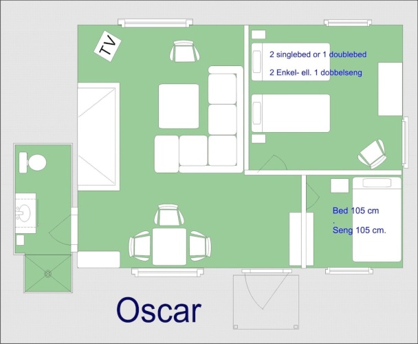 2 Bedrooms Comfort Triple room