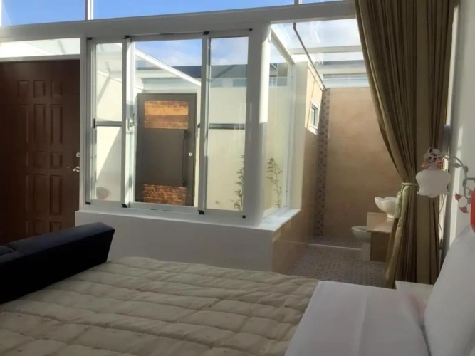 Standard Quadruple room with balcony and with view