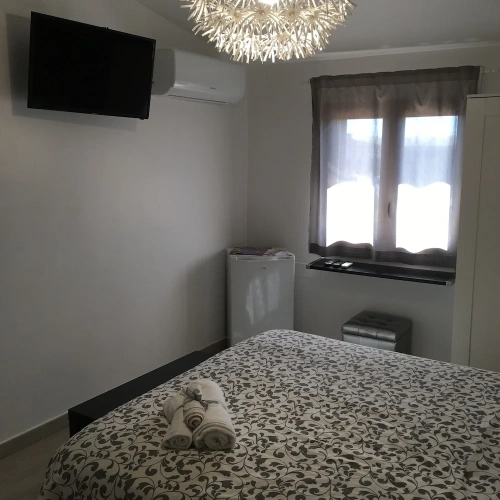 Standard Quadruple room with balcony and with view