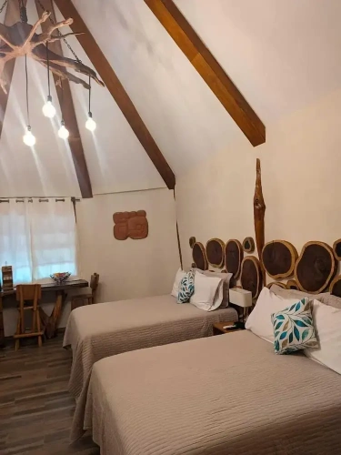 Deluxe Quadruple room with garden view