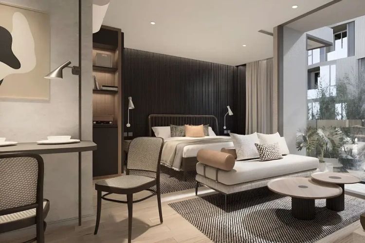 Standard Double room with balcony and with courtyard view