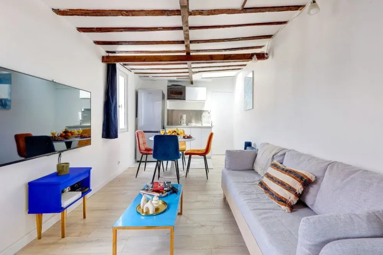 Chic 1BR Steps from Montorgueil