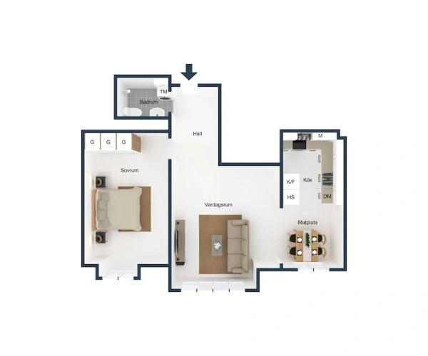 1 Bedroom Suite