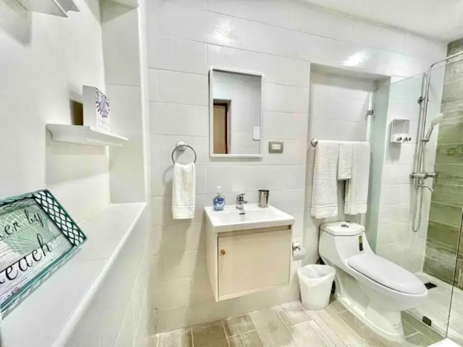 Las Terrenas beachfront 2 bedrooms condo with pool