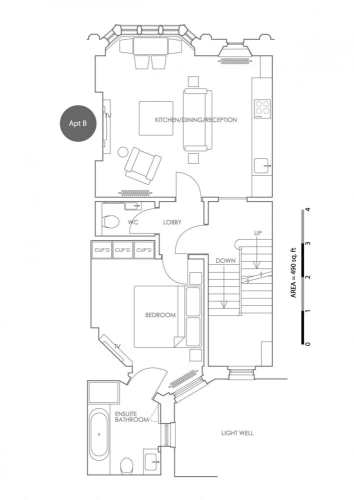 1 Bedroom Apartment