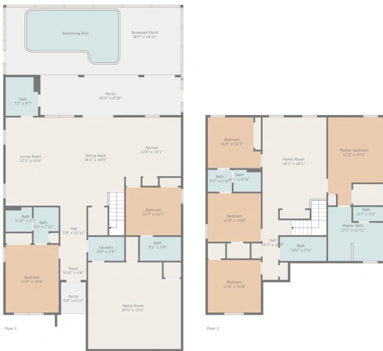 6 Bedrooms Cottage