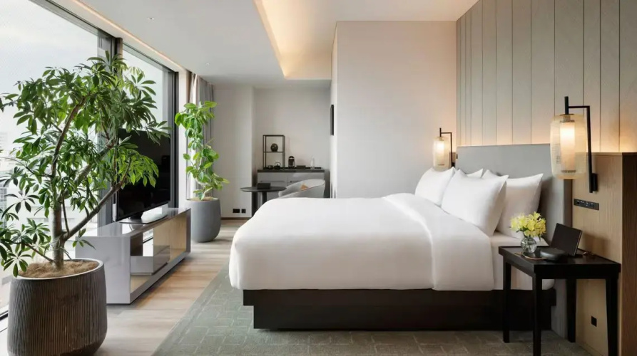 Deluxe Double room with city view