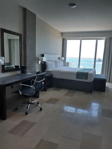 Standard room with balcony and with sea view