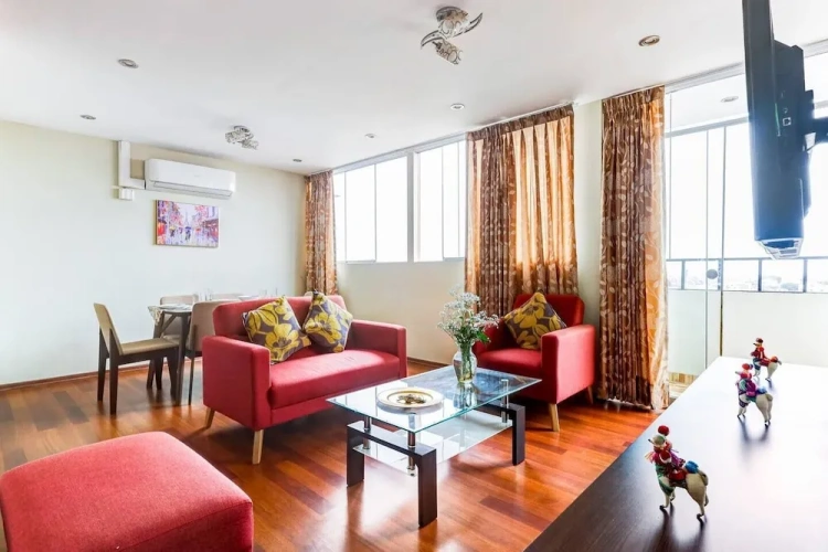 Standard Double room with balcony and with city view