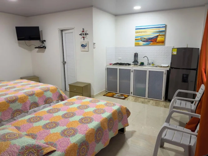 Comfort Quadruple room with courtyard view