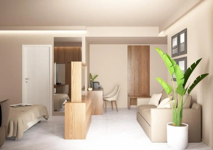 Deluxe room with land view