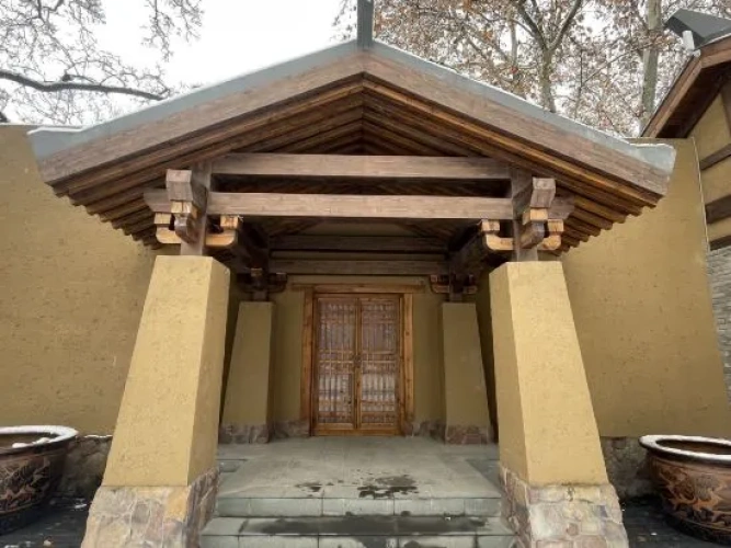 Outside
