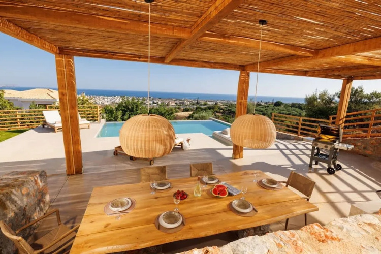 Malia Vista Villa - Private Pool Panoramic Seaview