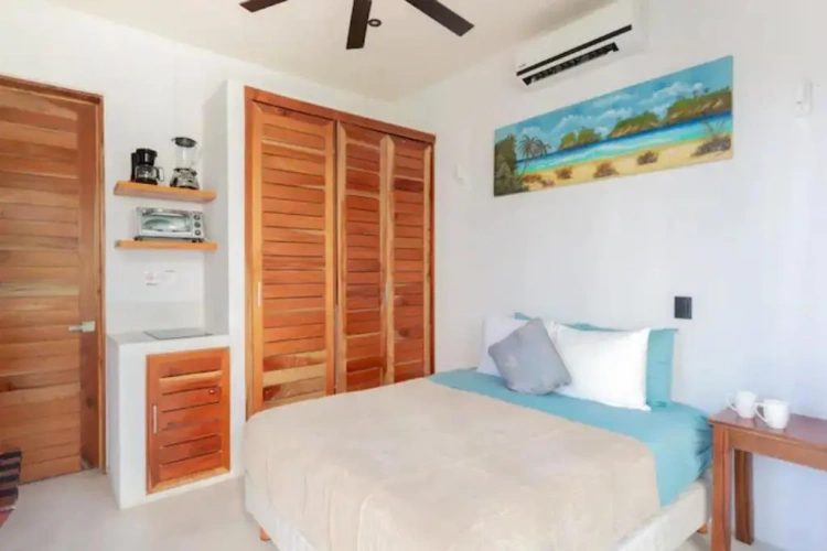 Studio with balcony and with view