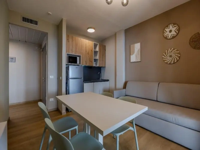 Apartment with balcony and with view