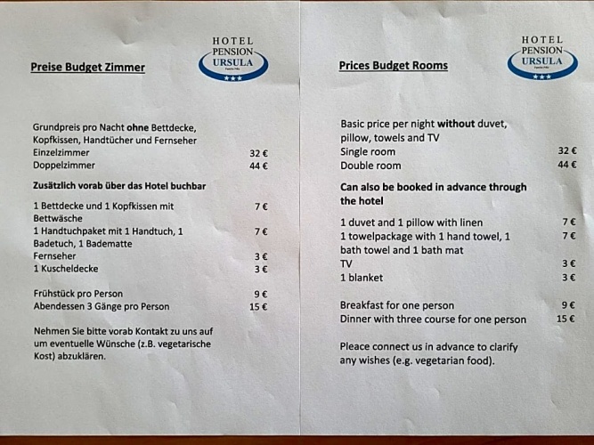 Economy Double room