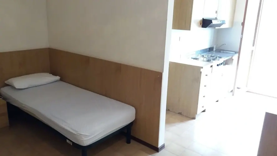 Studio with balcony