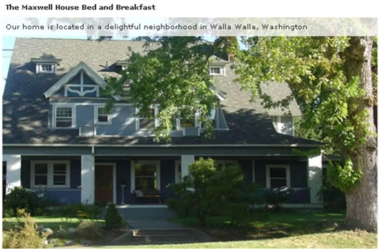 The Maxwell House Bed and Breakfast