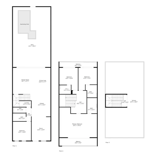 4 Bedrooms Studio