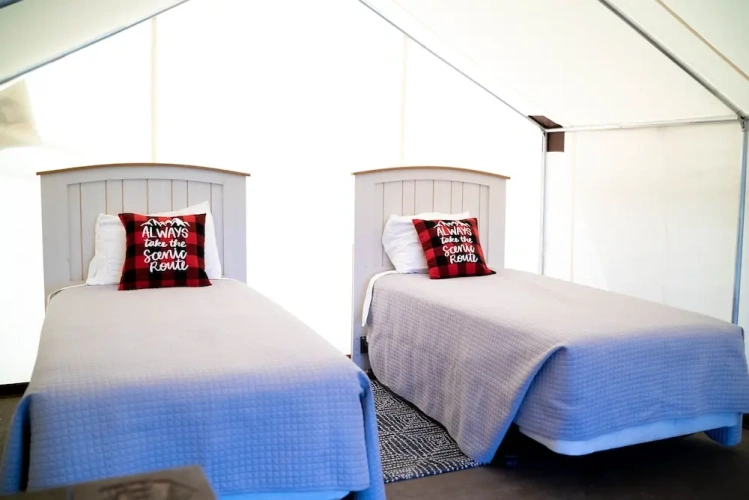 Tent with view