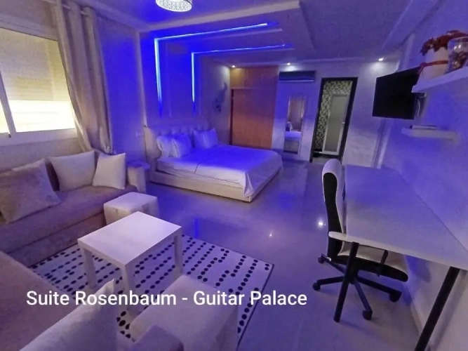 Family Suite with balcony and with pool view