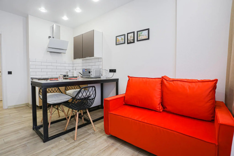 Фотография номера квартиры SunSet (СанСет) на улице 2-я Оранжерейная 2 корпус 1