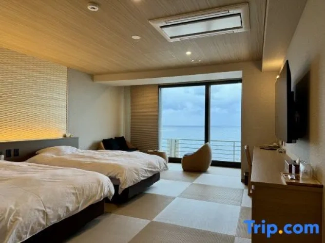 Standard Twin room with ocean view