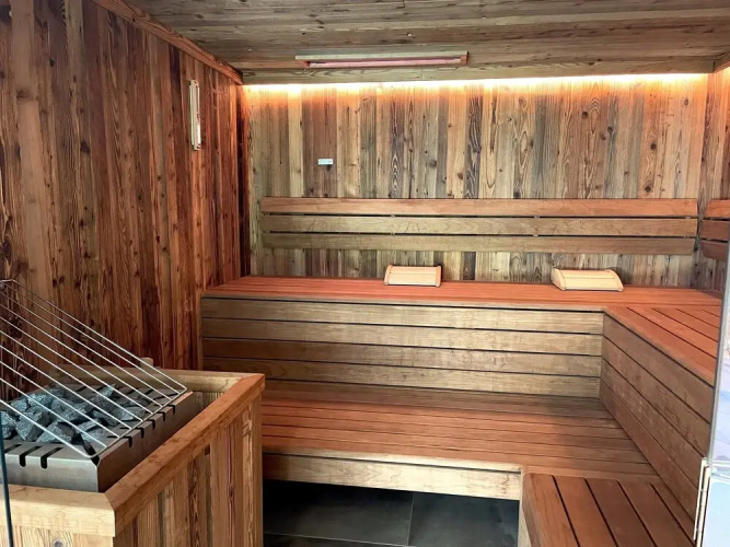 Chalet in Saalbach With Panoramic Sauna