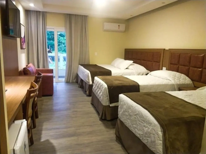Standard Quadruple room with balcony