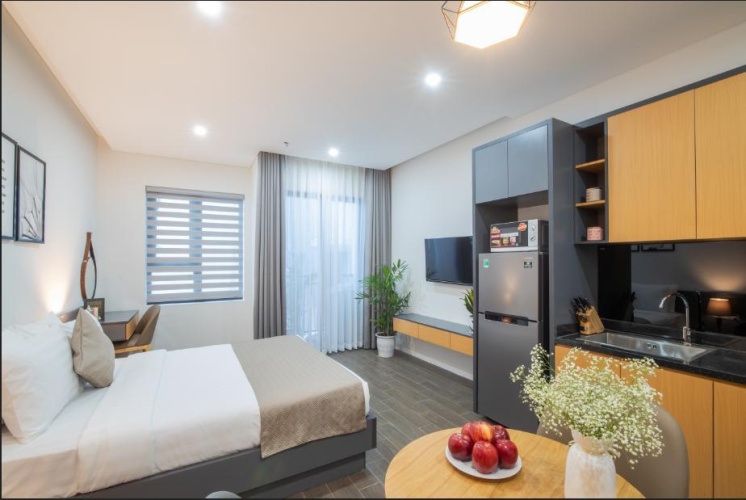 1 Bedroom Standard Double Family room with garden view