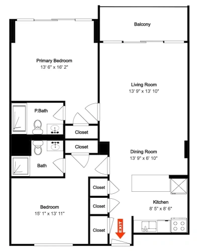 2 Bedrooms Standard room