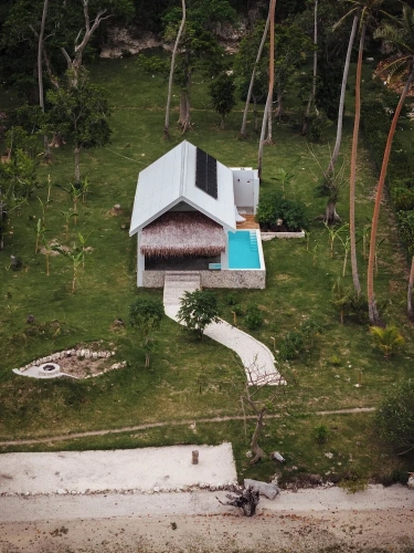 Villa beachfront