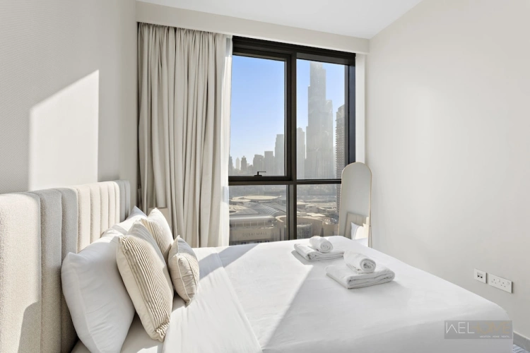 WelHome - Cozy 3BR With Maids Room & Access to Dubai Mall