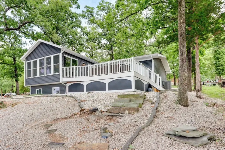 Dock & Sunset Views: Lakeside Ozark Retreat!