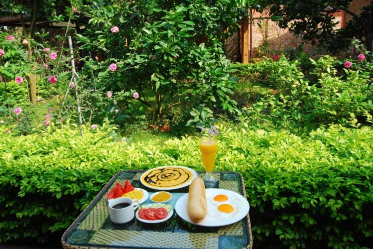 Deluxe Double Bungalow with garden view