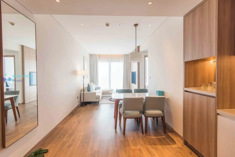 2 Bedrooms Family Apartment with balcony and with sea view