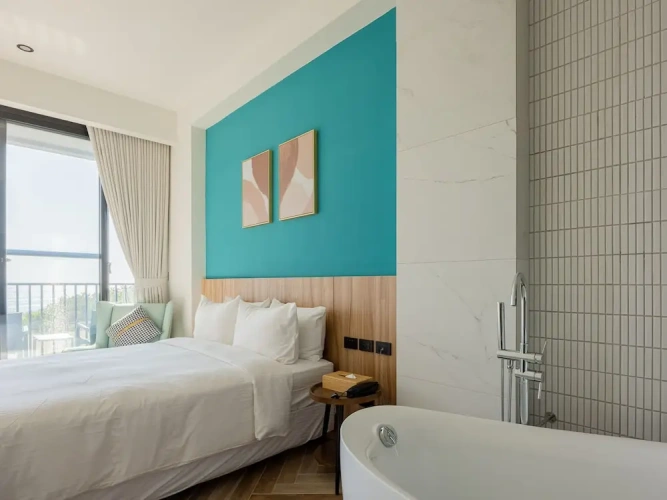 Comfort Double room with balcony and with sea view