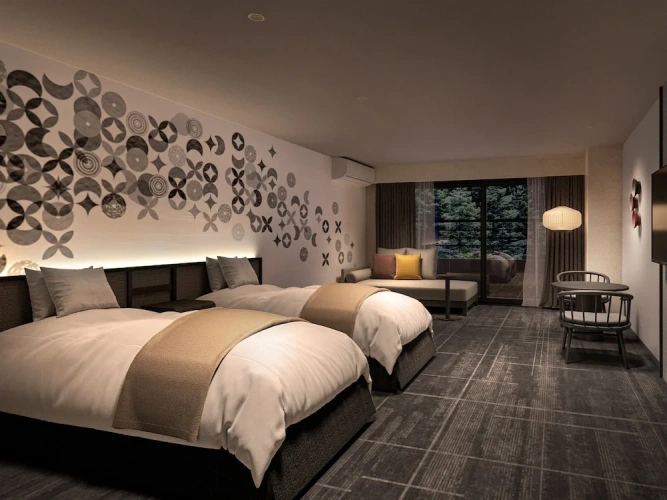 Standard Twin room with view